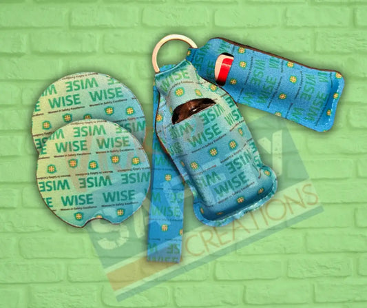 Car and Keychain accessories (Purchase separately or as set) - WISE Car gift set