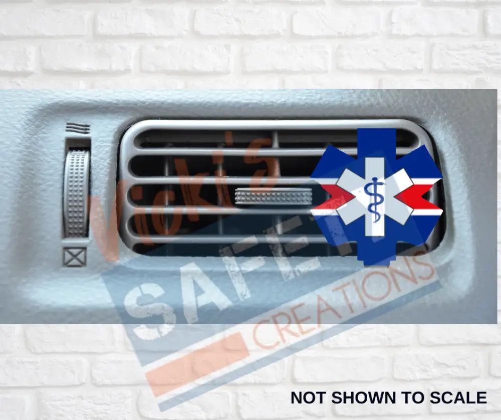 Car Vent Clip - Buffalo BILLS Helmet Inspired Star of Life car accessory