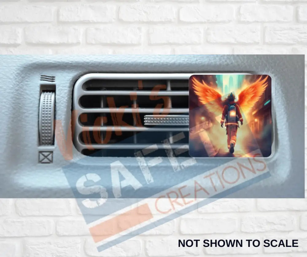 Car Vent Clip - Firefighter Angels (Asst. Designs) Female Firefighter Angel car accessory