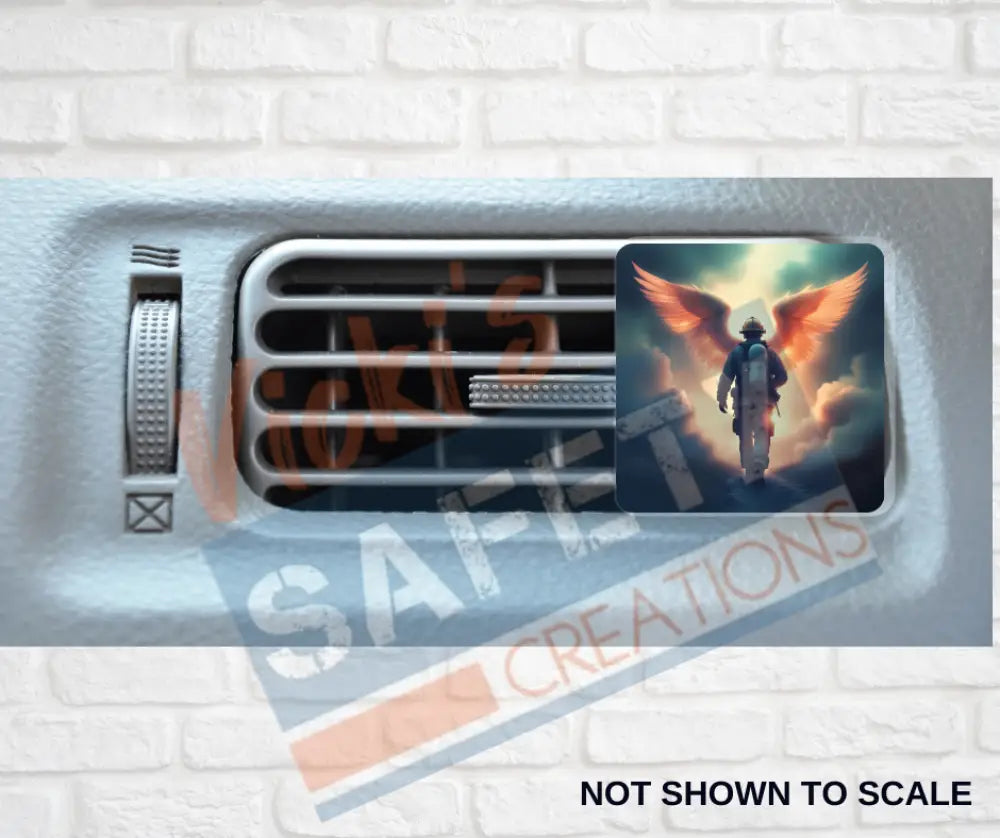 Car Vent Clip - Firefighter Angels (Asst. Designs) Male Firefighter Angel car accessory