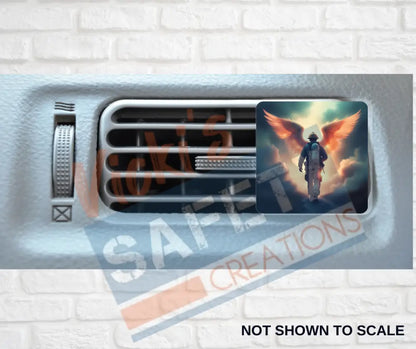Car Vent Clip - Firefighter Angels (Asst. Designs) Male Firefighter Angel car accessory