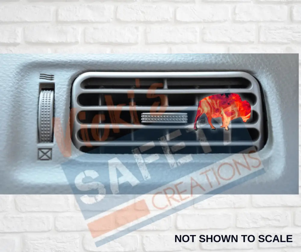 Car Vent Clip - Flame Buffalo car accessory