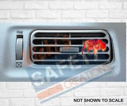 Car Vent Clip - Flame Buffalo car accessory