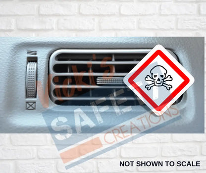 Car Vent Clip - GHS-Skull and Crossbones car accessory