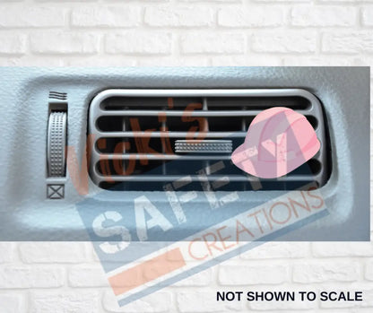 Car Vent Clip - Hard Hat (Asst. Colors) Pink car accessory