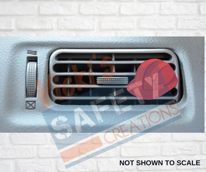 Car Vent Clip - Hard Hat (Asst. Colors) Red car accessory