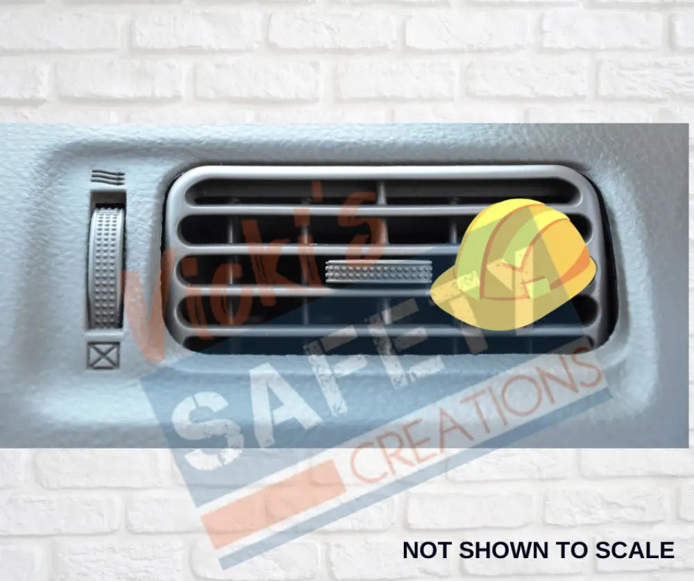 Car Vent Clip - Hard Hat (Asst. Colors) Yellow car accessory