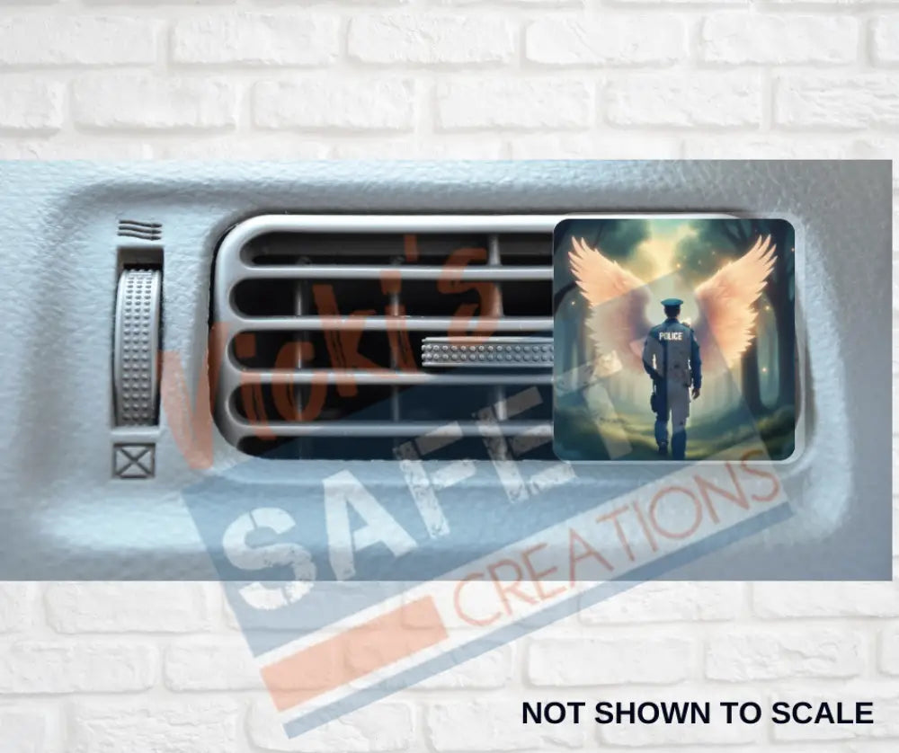 Car Vent Clip - Law Enforcement Angels (Asst. Designs) Male Police Angel car accessory