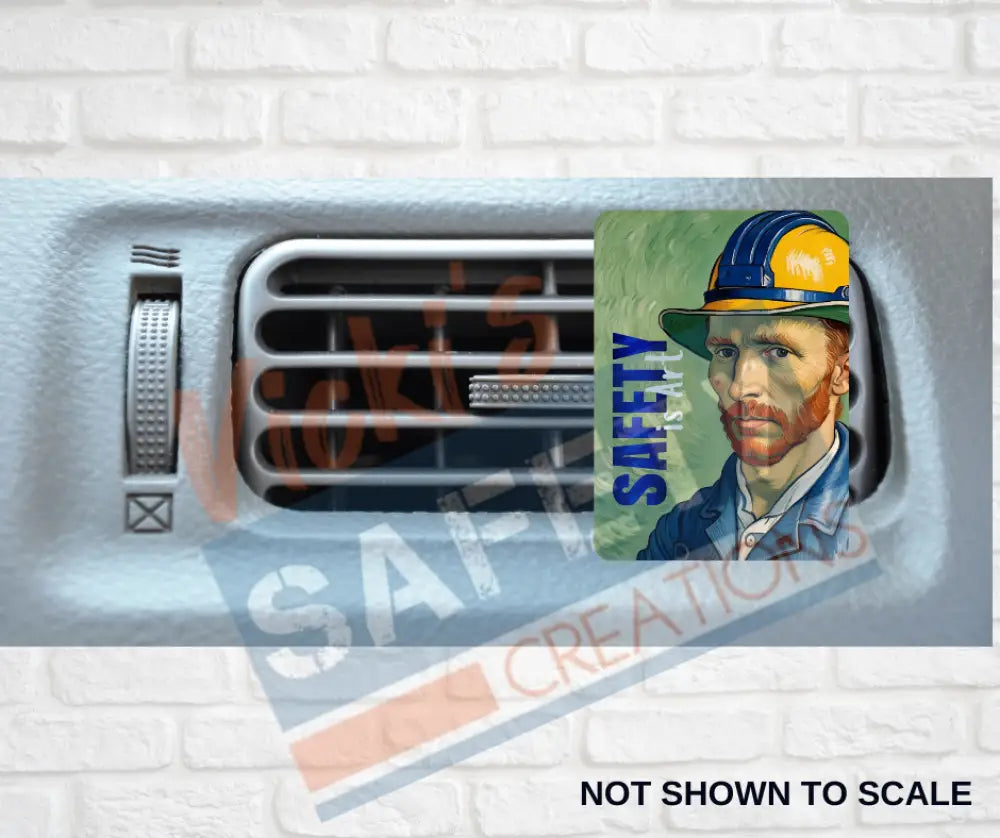 Car Vent Clip - Safety is Art car accessory