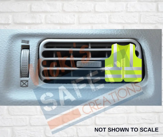 Car Vent Clip - Safety Vests (Asst. Colors) Hi-Vis car accessory