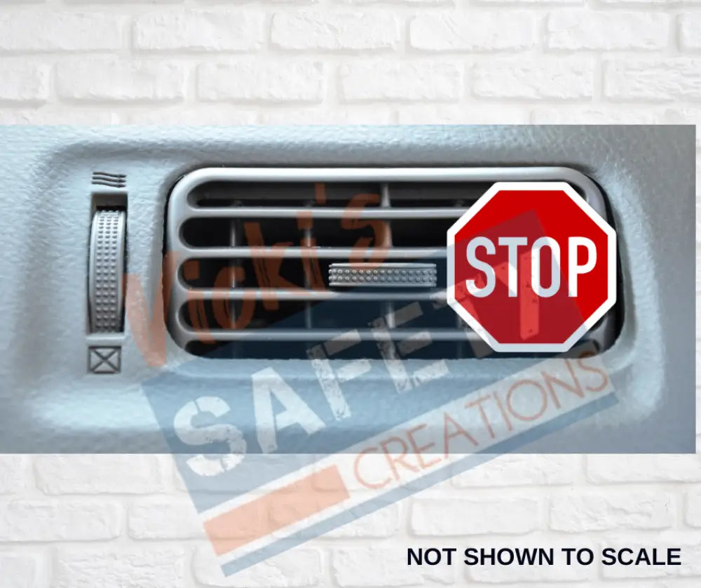 Car Vent Clip - STOP Sign car accessory