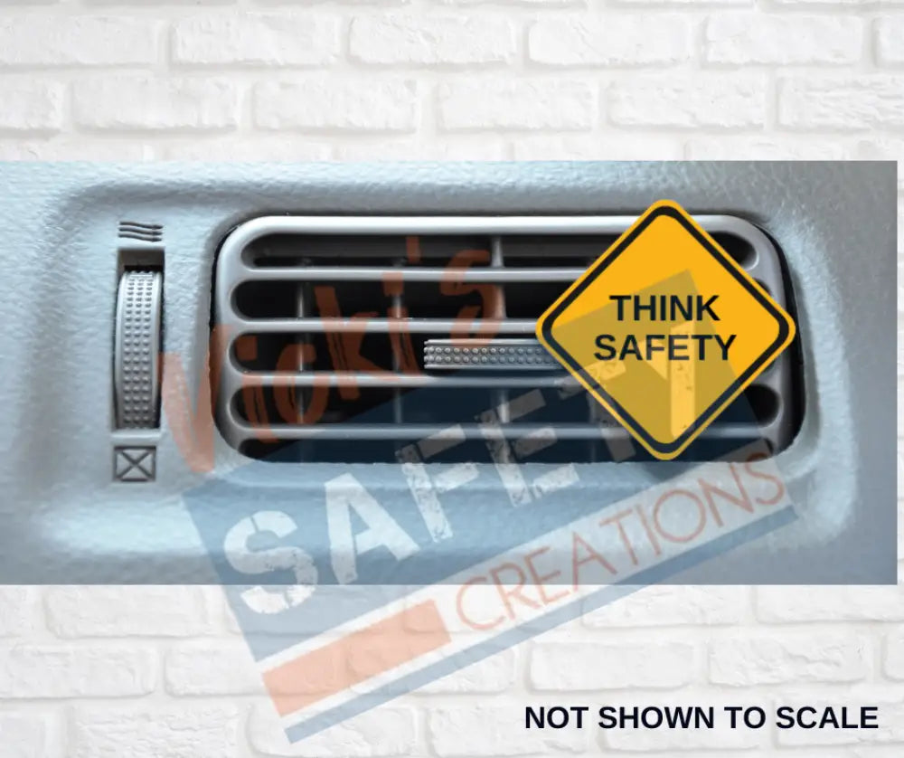 Car Vent Clip - Think Safety Sign car accessory