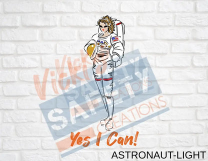Car Vent Clip-Yes I Can Collection (Asst. Designs) Astronaut-Light Wall Decor