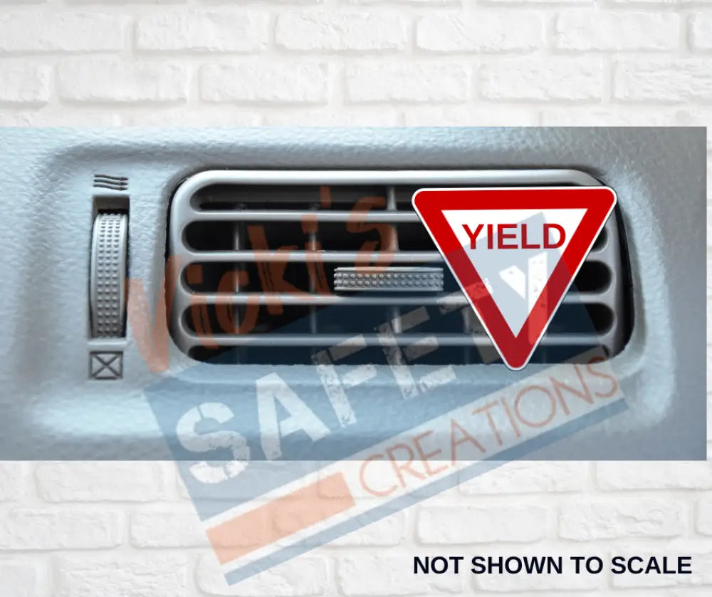 Car Vent Clip - Yield car accessory
