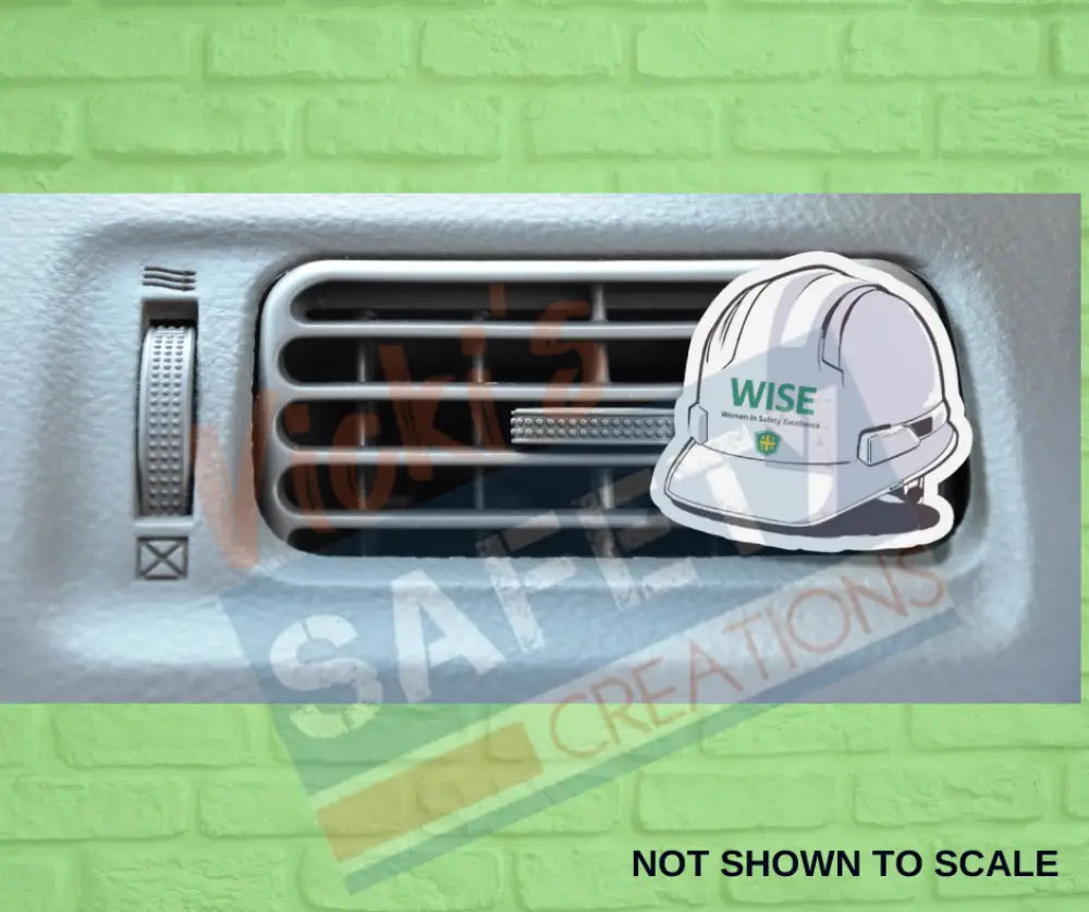 Car Vent Freshener and bling-WISE Hard Hat Clip car accessory