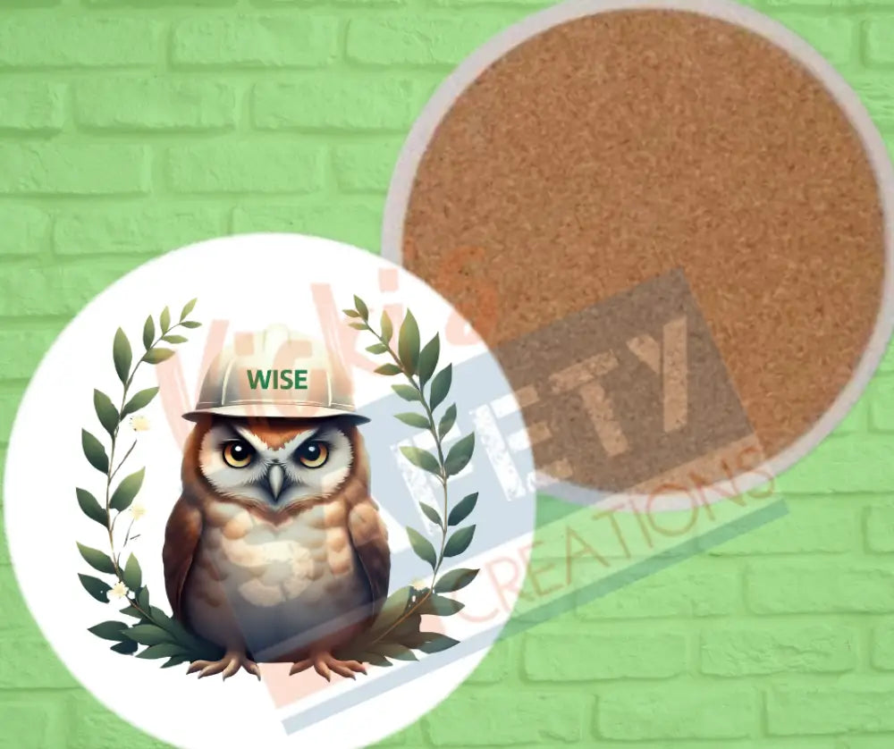 Ceramic Coasters - WISE (ASST DESIGNS) Drinkware & Accessories