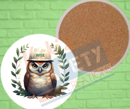Ceramic Coasters - WISE (ASST DESIGNS) Drinkware & Accessories