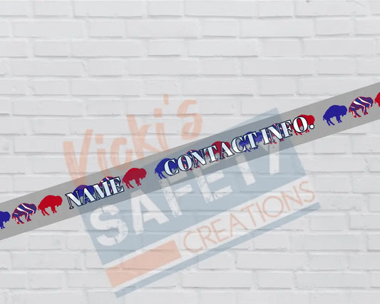 Customized Adjustable Pet Collars and Leashes-Buffalo’s (Asst. Sizes) Pet Collars