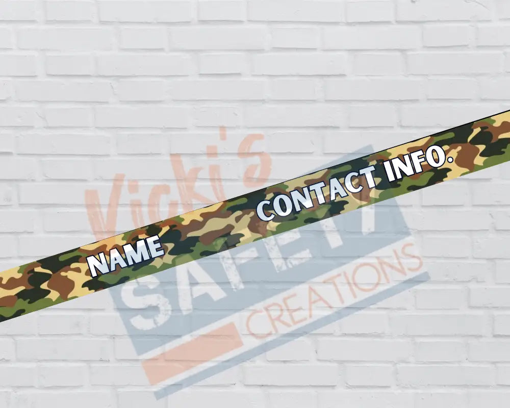 Customized Adjustable Pet Collars and Leashes-Camo (Asst. Sizes) Pet Collars