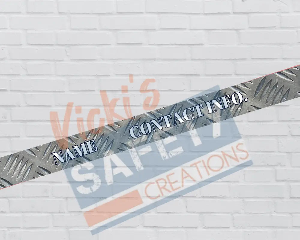 Customized Adjustable Pet Collars and Leashes-Crosshatch metal (Asst. Sizes) Pet Collars