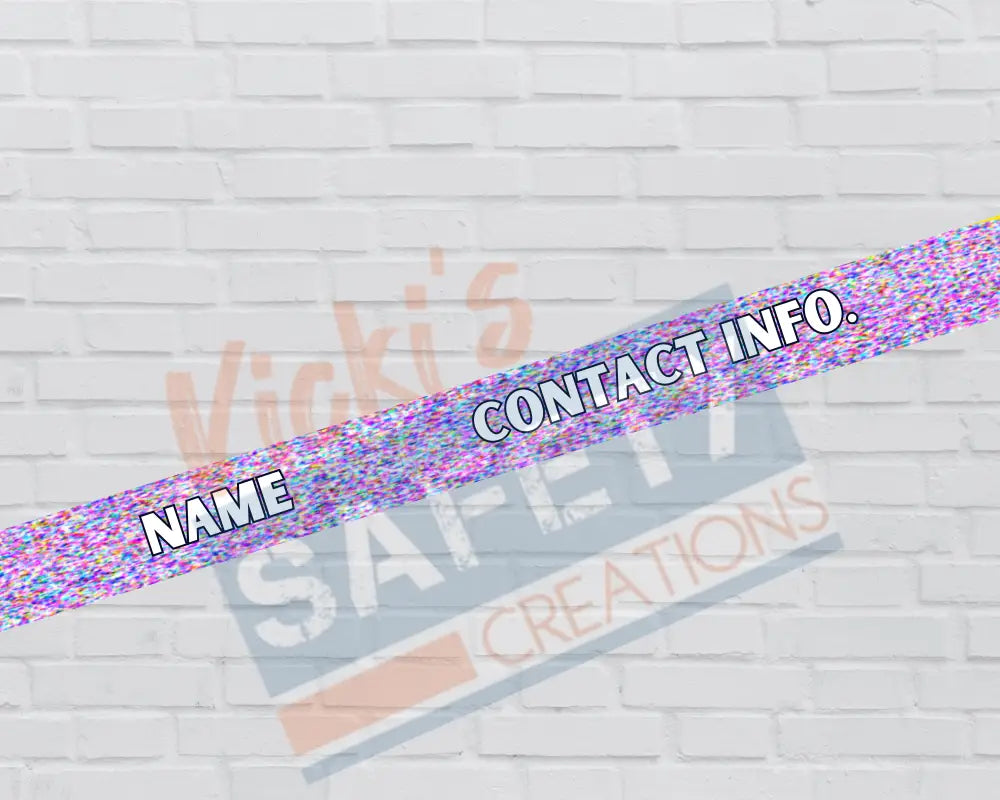 Customized Adjustable Pet Collars and Leashes-Glitter (Asst. Colors & Sizes) Pet Collars