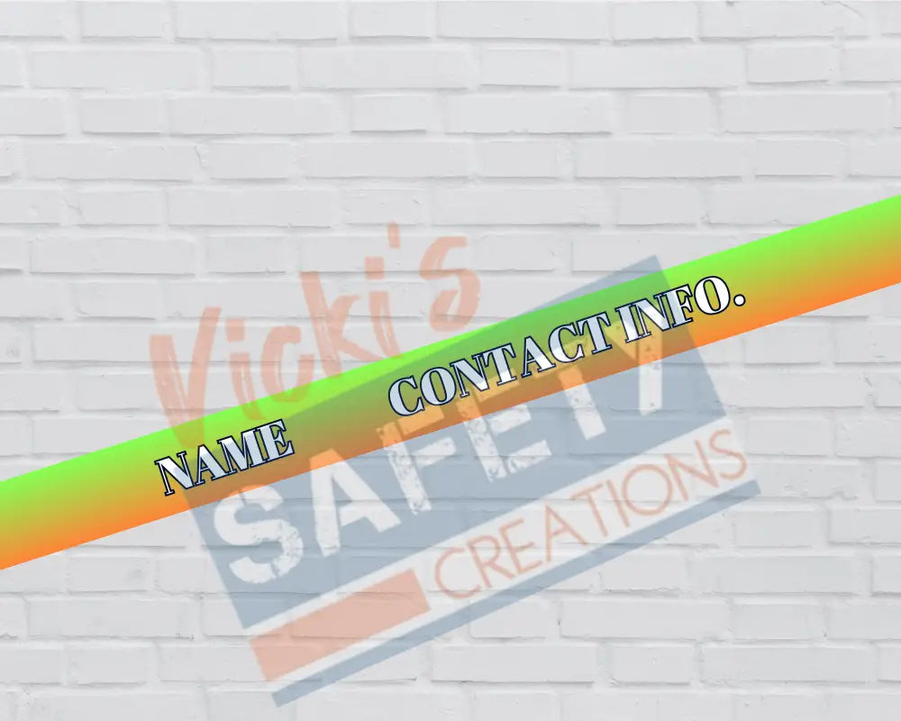 Customized Adjustable Pet Collars And Leashes Green/Orange Ombre-(Asst. Sizes) Pet Collars