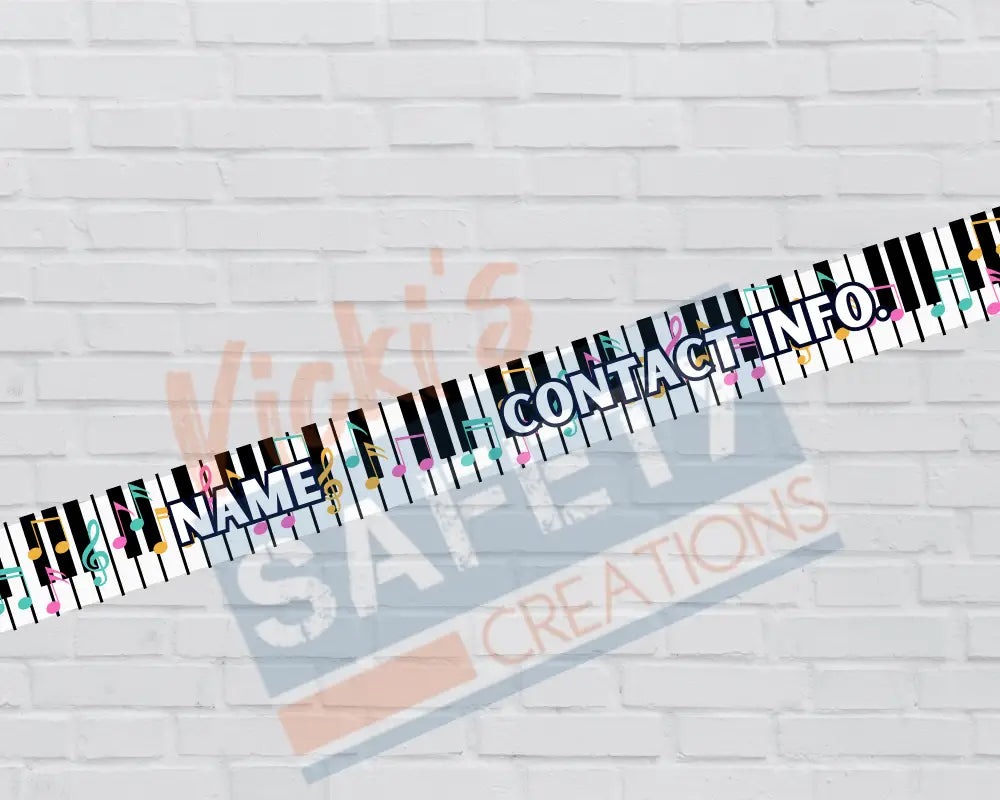 Customized Adjustable Pet Collars and Leashes - Making Music (Asst. Sizes) Pet Collars