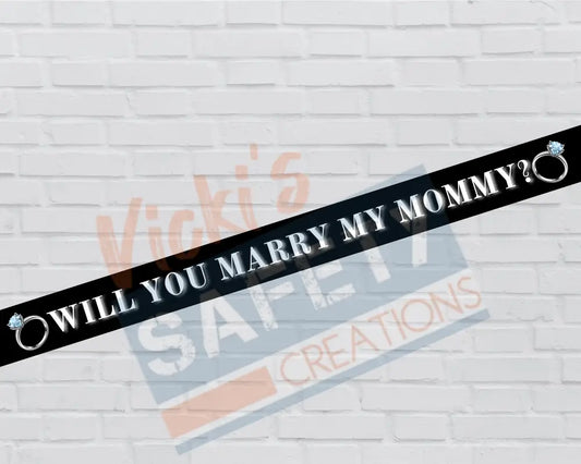 Customized Adjustable Pet Collars and Leashes-Will you Marry my... (Asst. Sizes) Small / Will you marry my mommy? Pet