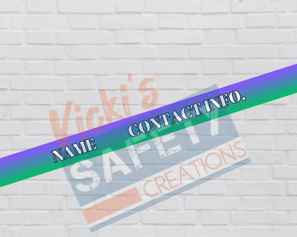 Customized Adjustable Pet Collars & Leashes Purple/Green Ombre-(Asst. Sizes) Pet Collars