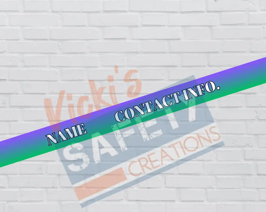 Customized Adjustable Pet Collars & Leashes Purple/Green Ombre-(Asst. Sizes) Pet Collars