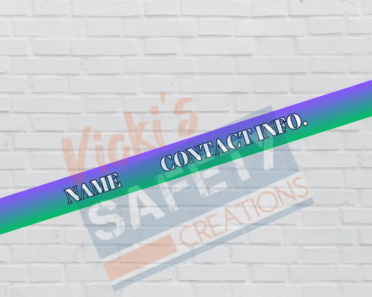 Customized Adjustable Pet Collars & Leashes Purple/Green Ombre-(Asst. Sizes) Pet Collars