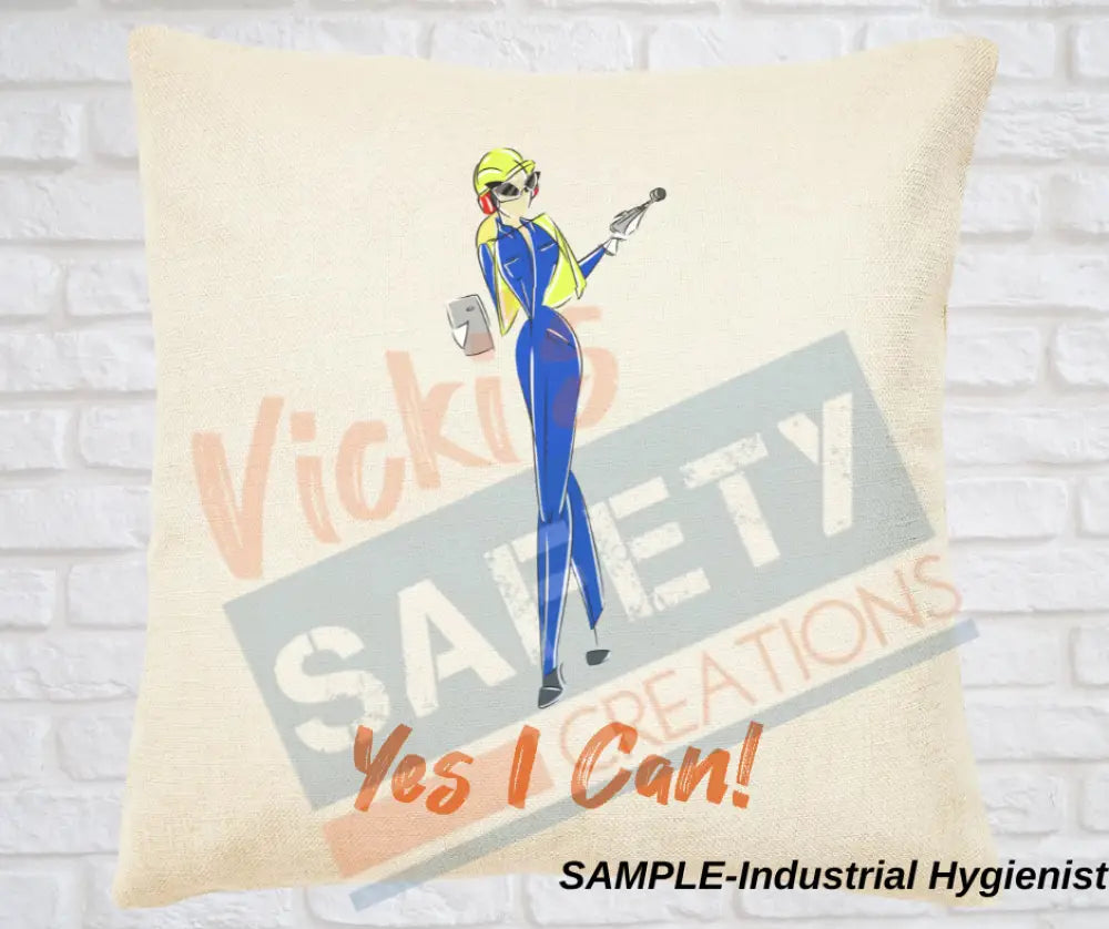 16X16 Square Pillow-Yes I Can Collection (Asst. Designs) Pillow