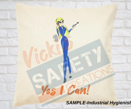 16X16 Square Pillow-Yes I Can Collection (Asst. Designs) Pillow