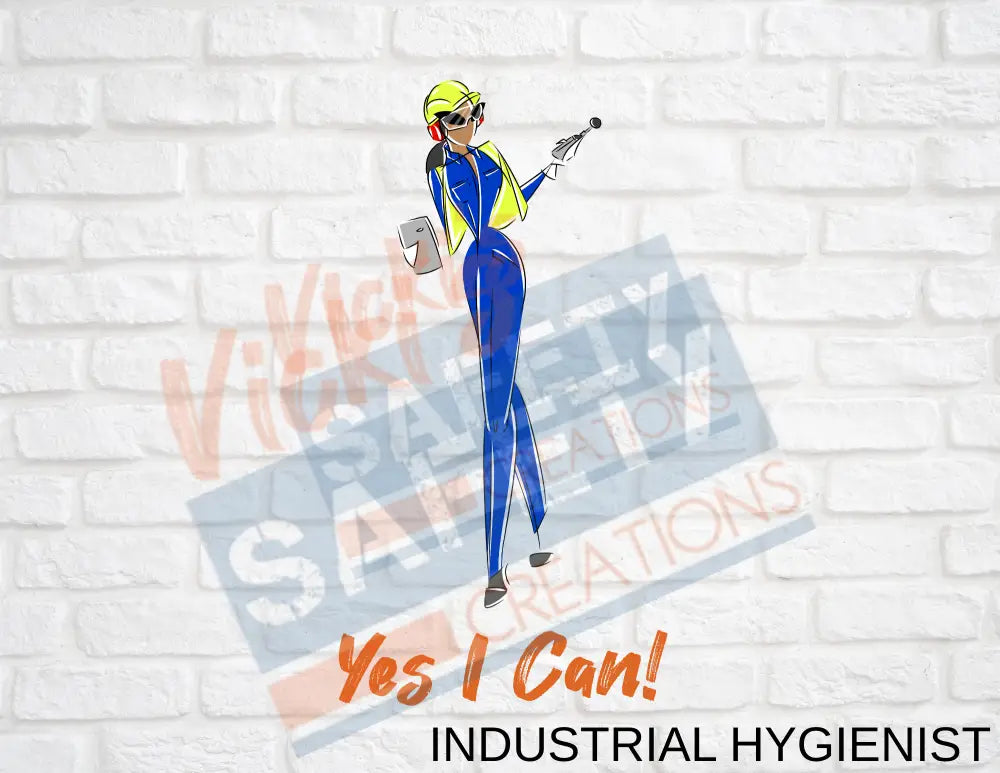 16X16 Square Pillow-Yes I Can Collection (Asst. Designs) Industrial Hygienist-Dark Pillow