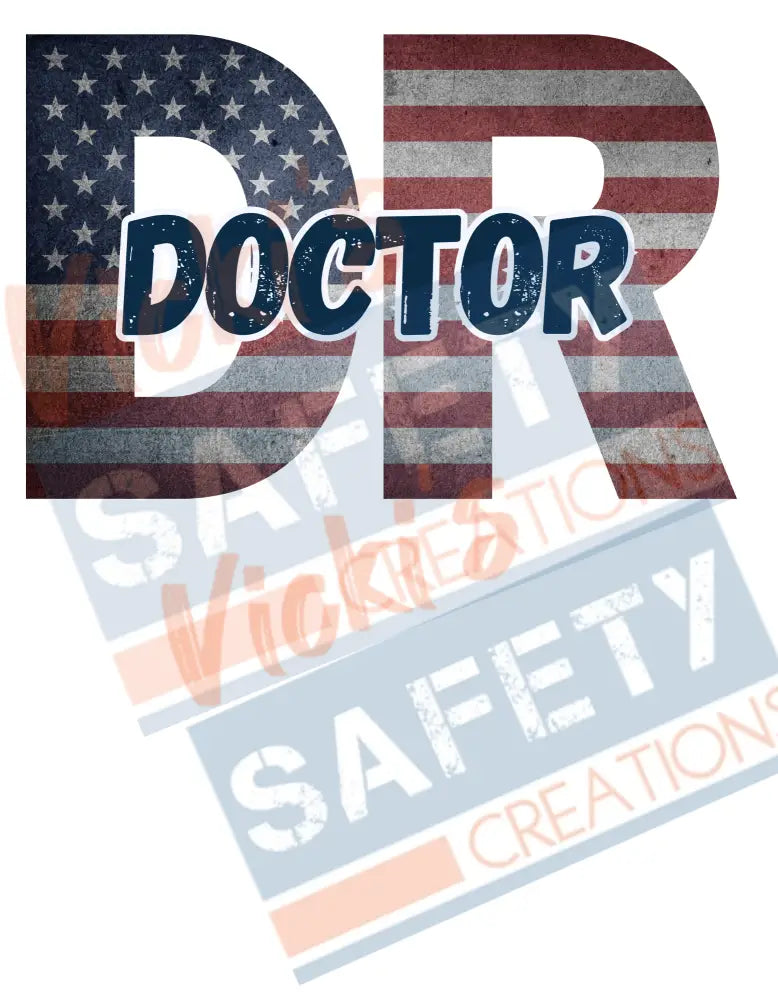 DR-Doctor-Vintage Flag (Adult and Ladies Sizes Only) Adult Clothing