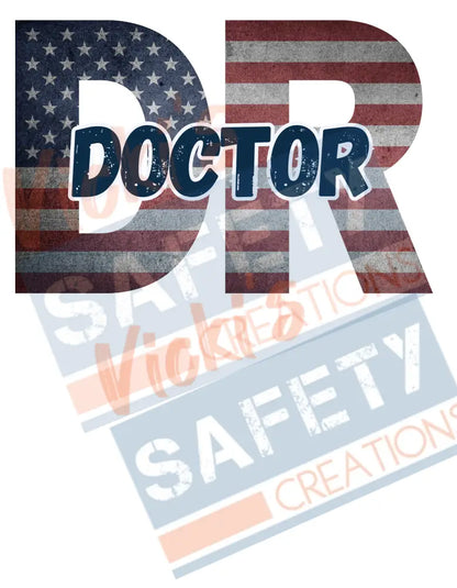 DR-Doctor-Vintage Flag (Adult and Ladies Sizes Only) Adult Clothing