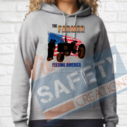 Farmers Feeding American (Adult Youth Toddler Infant Sizes) Hoodie / ADULT-Small Adult Clothing