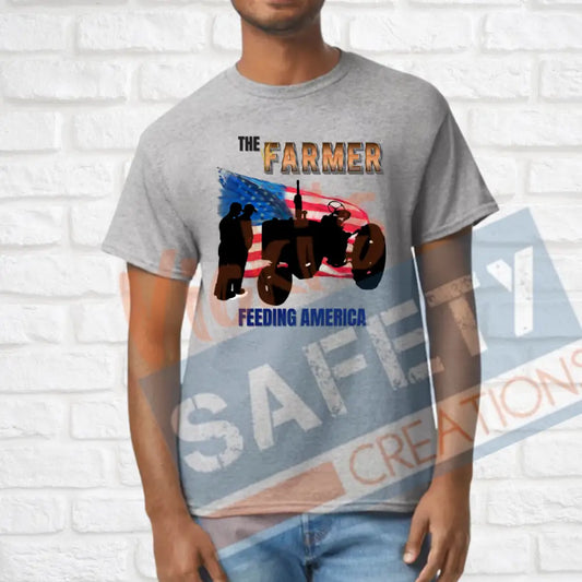 Farmers Feeding American (Adult Youth Toddler Infant Sizes) T-shirt/Onesie / ADULT-Small Adult Clothing