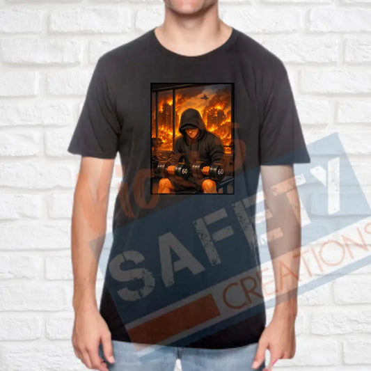 Finding strength through the flames (Adult Youth Toddler Infant Sizes) (Copy) T-shirt/Onesie / ADULT-Small Adult