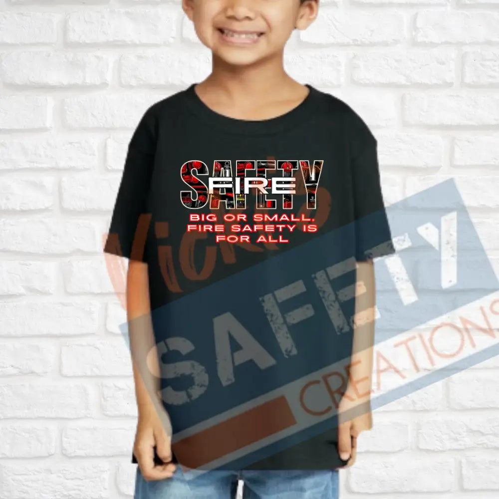 Fire Safety (Adult Youth Toddler Infant Sizes) T-shirt/Onesie / TODDLER-2T Adult Clothing