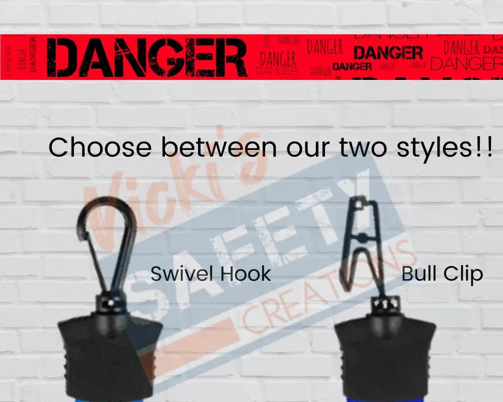 FULL COLOR LANYARD - DANGER WORD ART Badge Holder