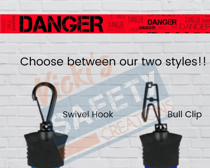 FULL COLOR LANYARD - DANGER WORD ART Badge Holder
