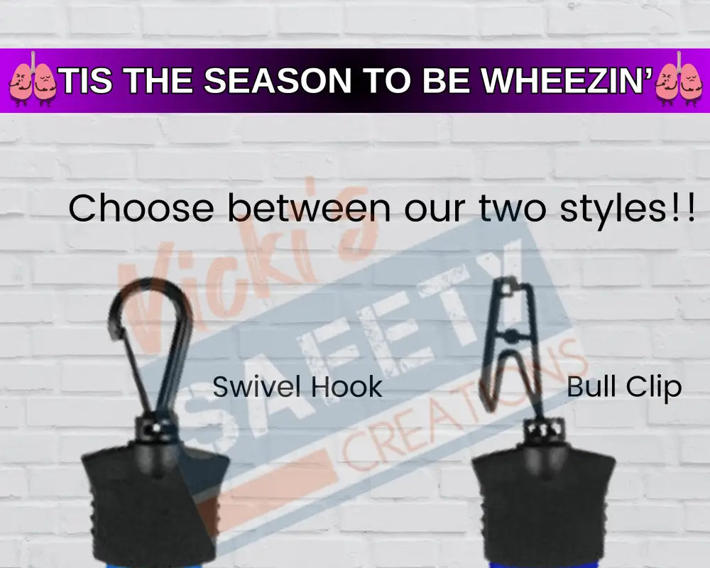 FULL COLOR LANYARD - Season for Wheezin’ Badge Holder