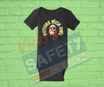 Future WISE Owl Tops (Youth Toddler Infant Sizes) T-shirt/Onesie / INFANT-Newborn Adult Clothing