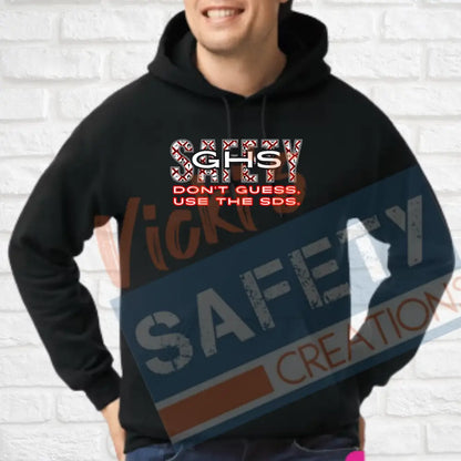GHS SAFETY (Adult Youth Toddler Infant Sizes) Hoodie / ADULT-Small Adult Clothing