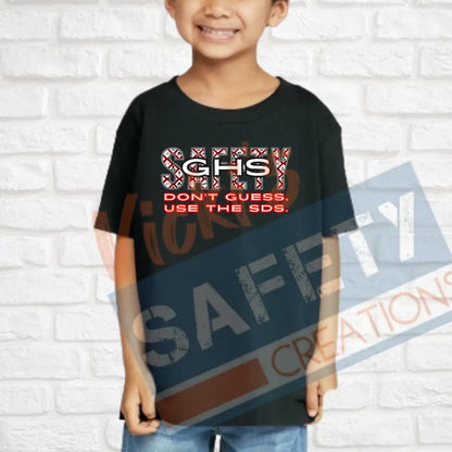 GHS SAFETY (Adult Youth Toddler Infant Sizes) T-shirt/Onesie / TODDLER-2T Adult Clothing