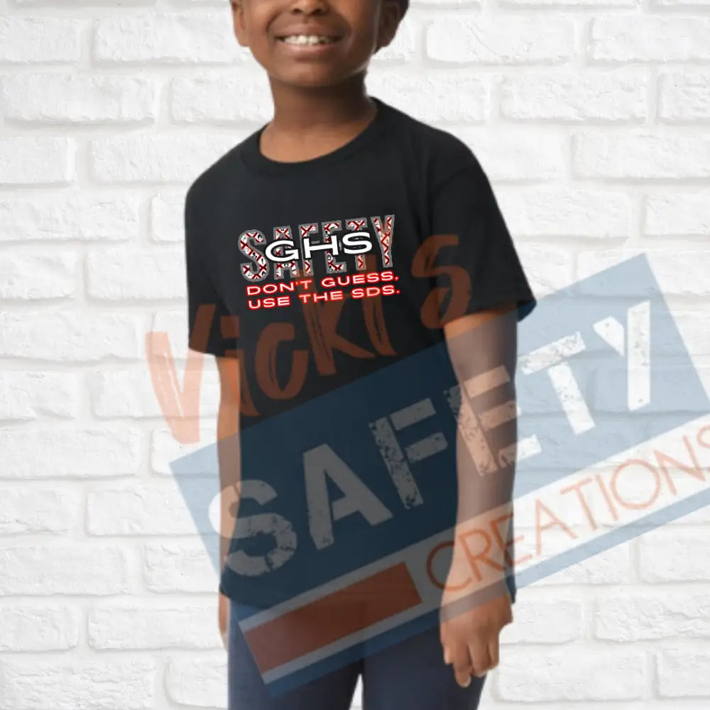 GHS SAFETY (Adult Youth Toddler Infant Sizes) T-shirt/Onesie / YOUTH-XSmall Adult Clothing