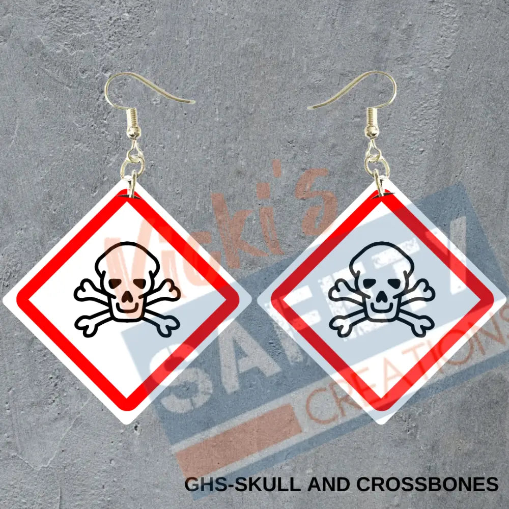 GHS Skull & Crossbones Dangles Earrings
