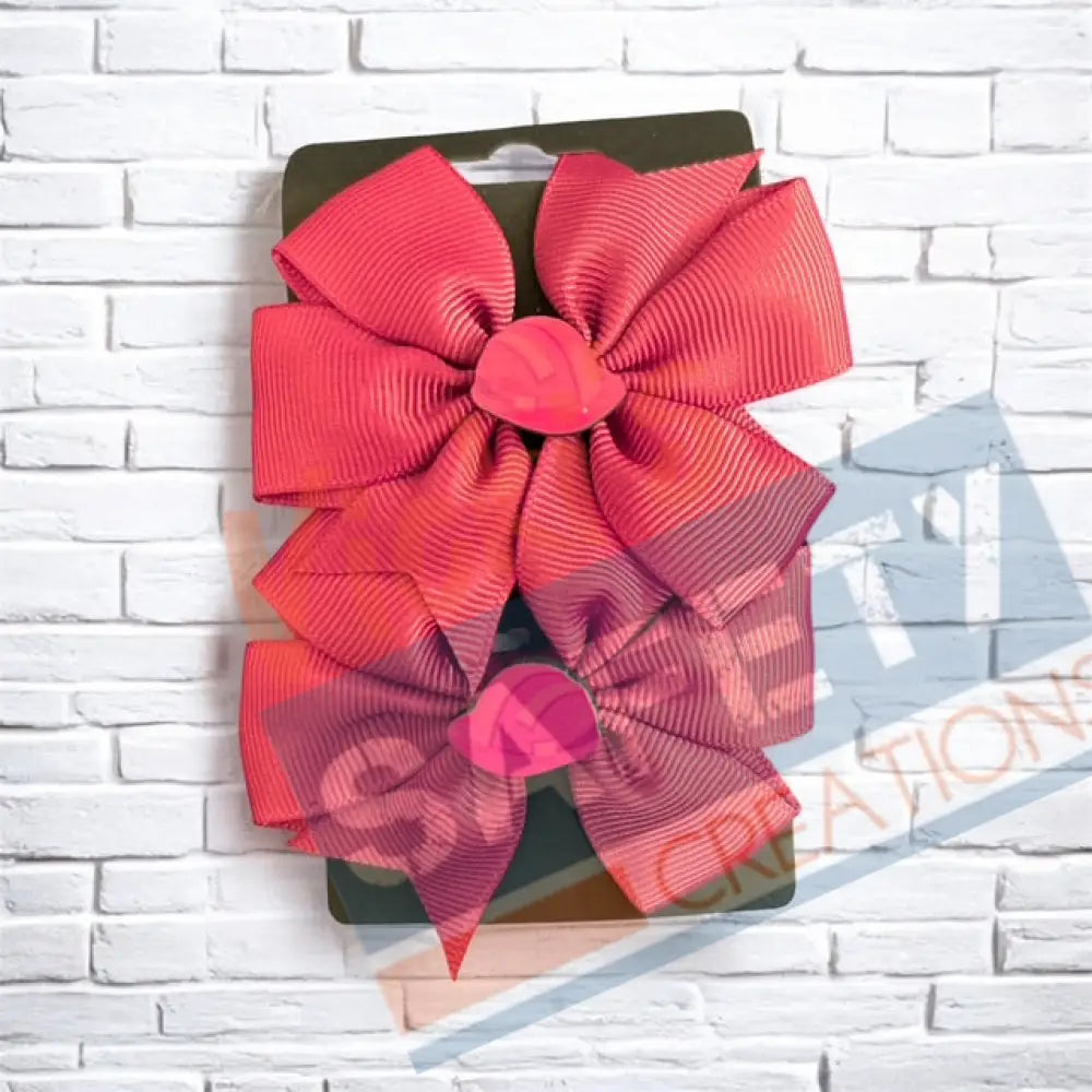 Hair bows-Hard Hats (asst. colors) Red Bow Hair Accessories