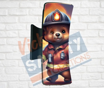 Hair Claw Clips-Bear (asst. health & safety designs) Fire Fighter Bear / 4’’-Large Hair Accessories
